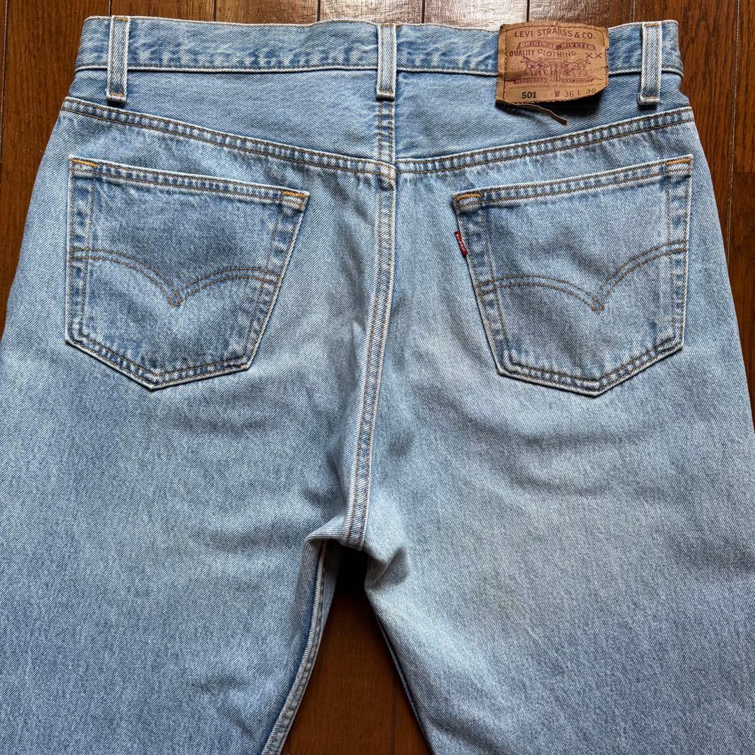 【90s】Levi's 501 USA製 ストーンウォッシュ W36 L30