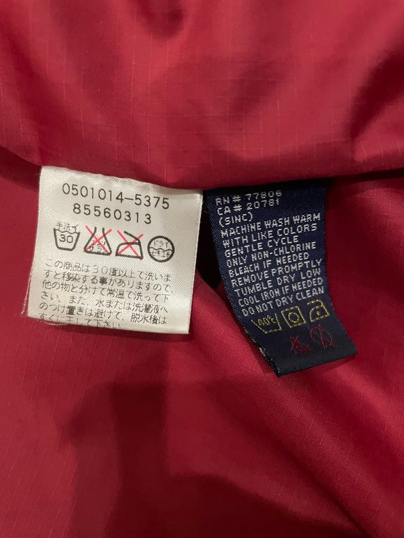 【極暖・肉厚】トミーヒルフィガー ダウンジャケット L 黒 90s 裏地デザイン