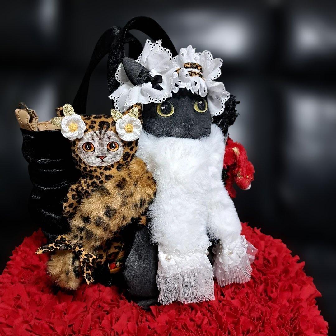 さ*ー様 コヤンイサムチョン♥️皆マフラーはしましたか❓キャー虎猫の尻尾をつけて