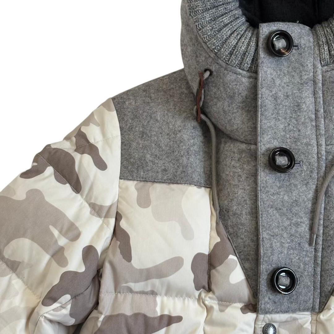 MONCLER モンクレール ダウンジャケットバーモント迷彩柄サイズ0 Sサイズ