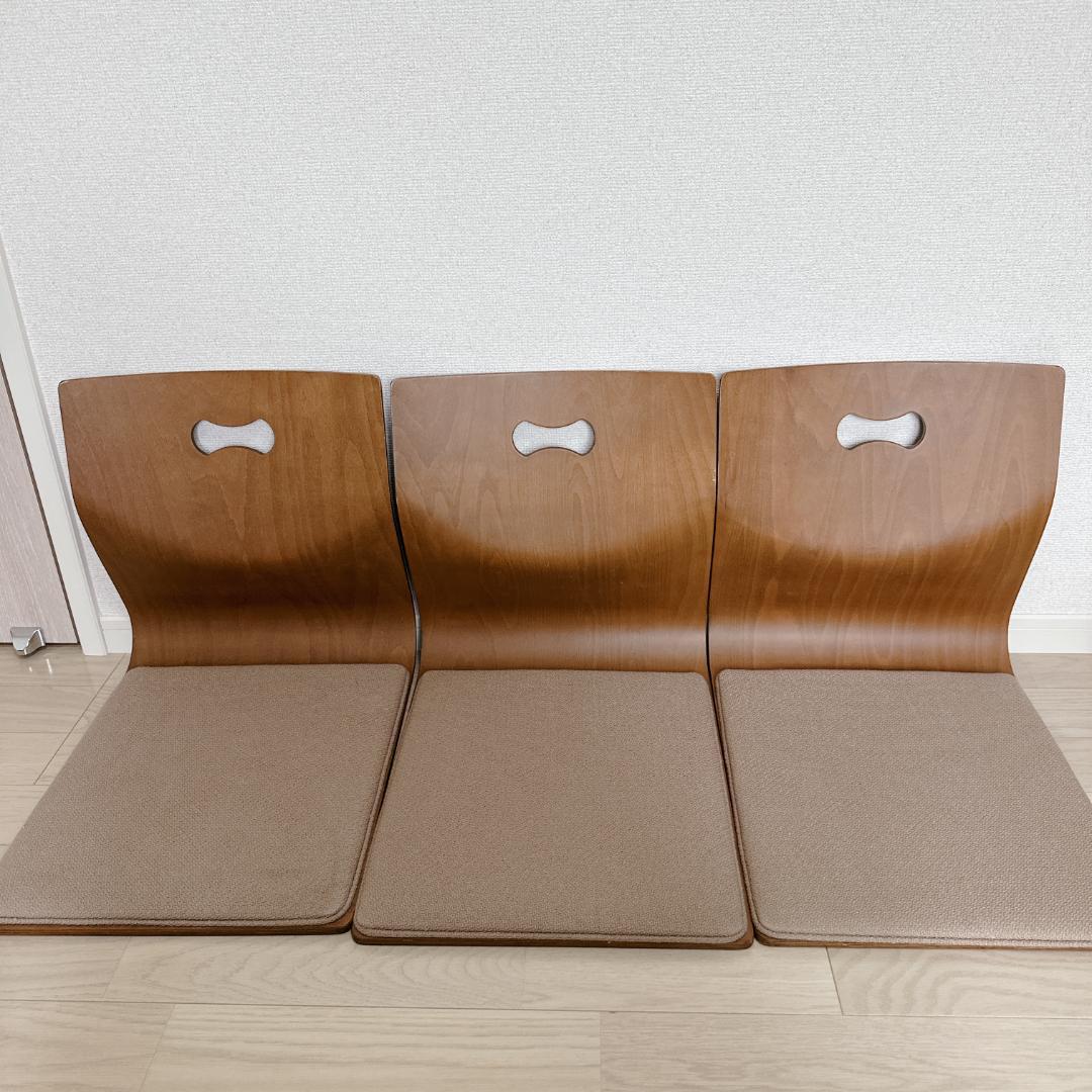 HIKARI 光製作所 曲げ木座椅子 ５脚セット 和モダン 座椅子