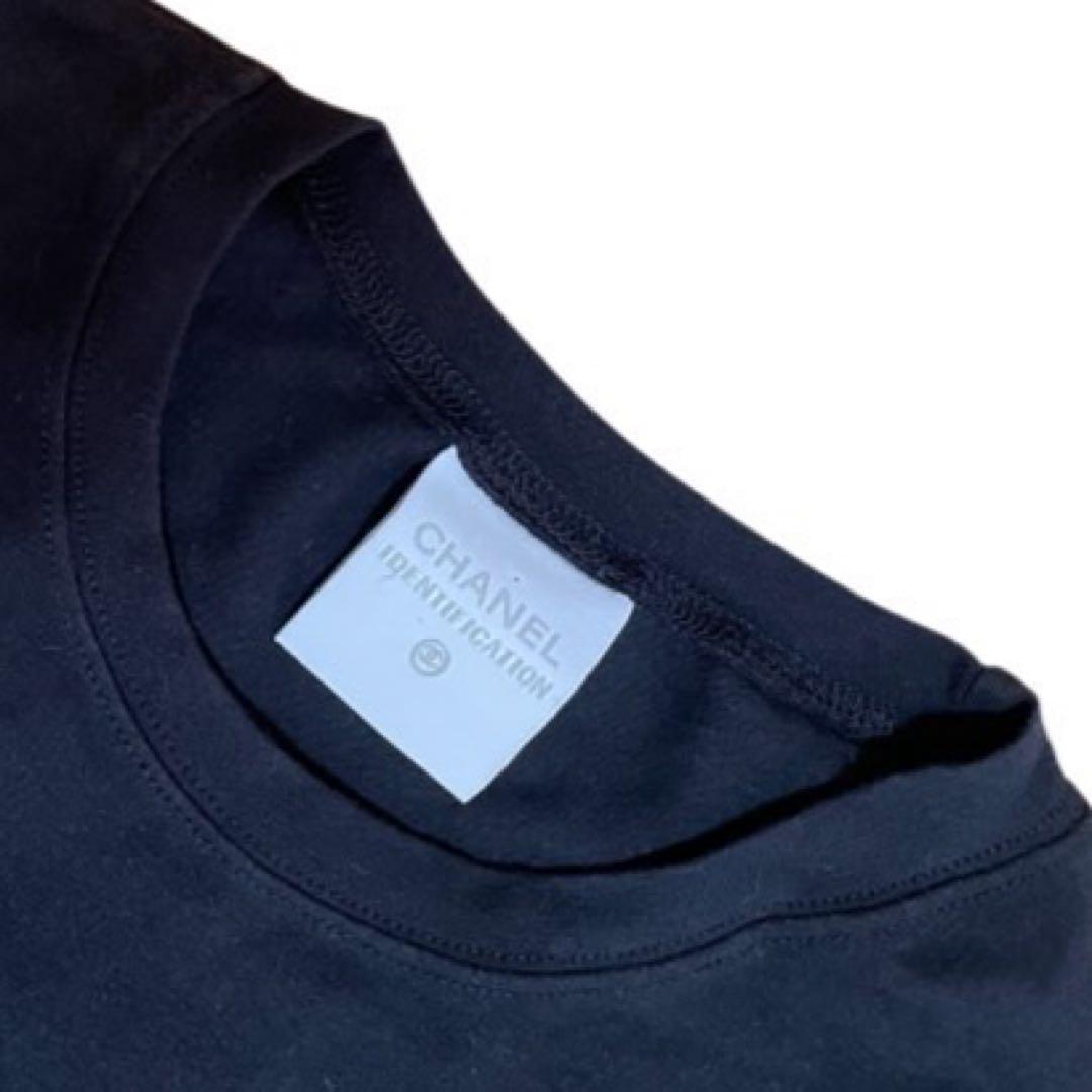 CHANEL シャネル　カメリア　Tシャツ　黒