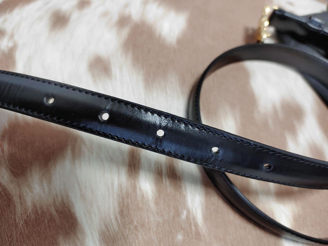 ◆なゆ◆CELINE セリーヌ スモール トリオンフ ベルト 80