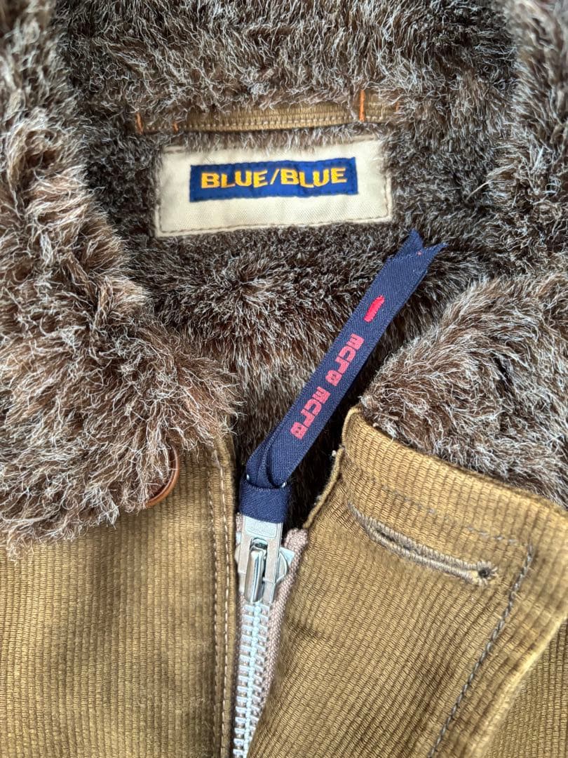 BLUE BLUE(ブルーブルー)ジャーマンクロスデッキジャケット M カーキ