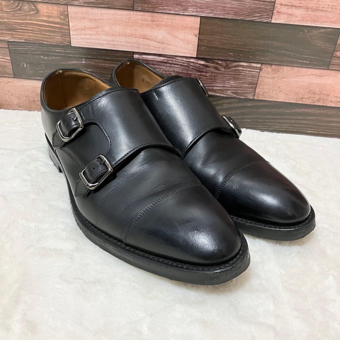 REGAL ゴアテックス 革靴 ダブルモンク26.0 ビジネス シューズ 黒