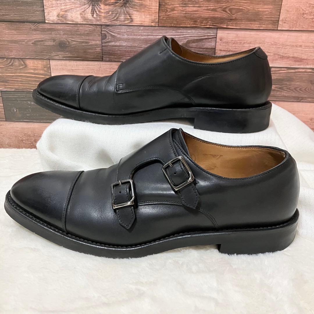 REGAL ゴアテックス 革靴 ダブルモンク26.0 ビジネス シューズ 黒