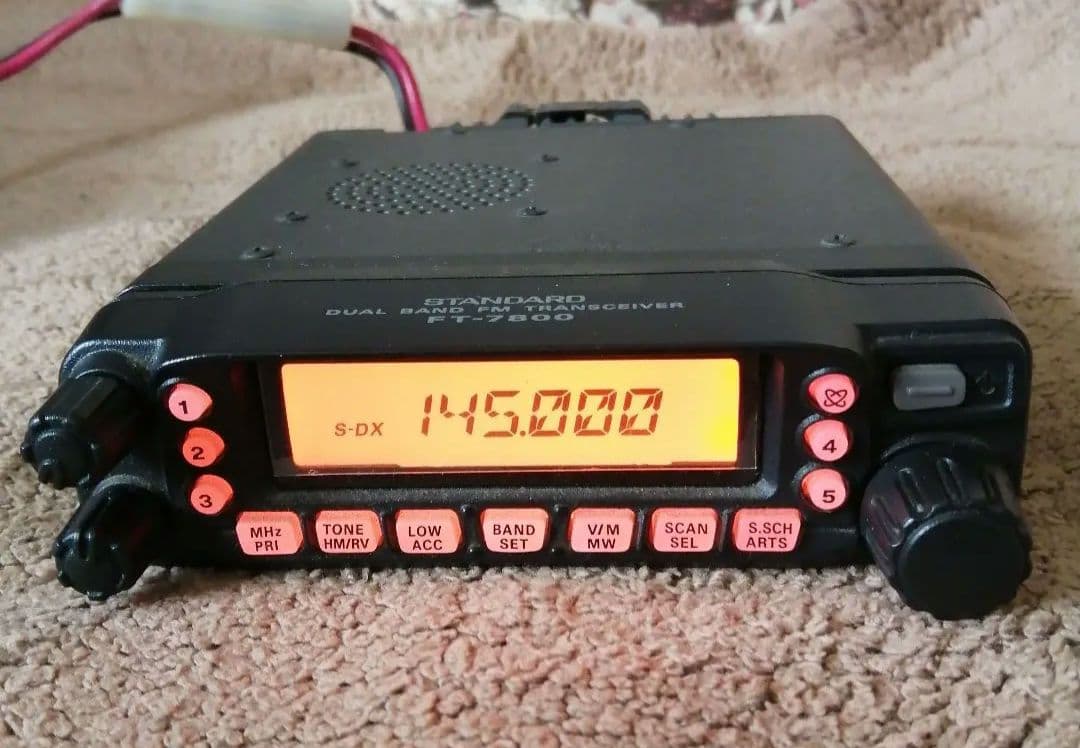 144/430モービルトランシーバFT-7800Hハイパワー 動作品