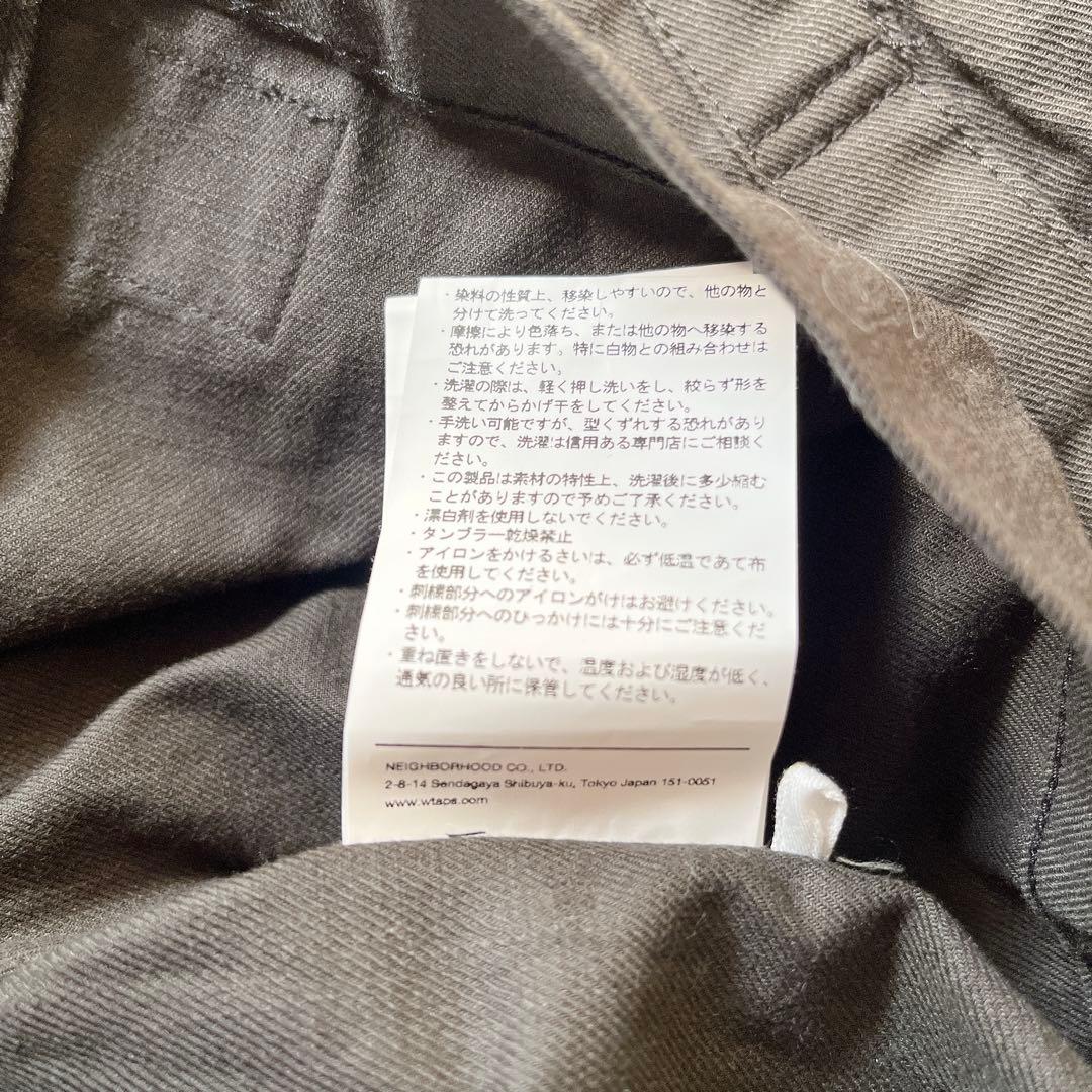 美品 WTAPS ダブルタップス ミリタリーシャツジャケット X03 チャコール