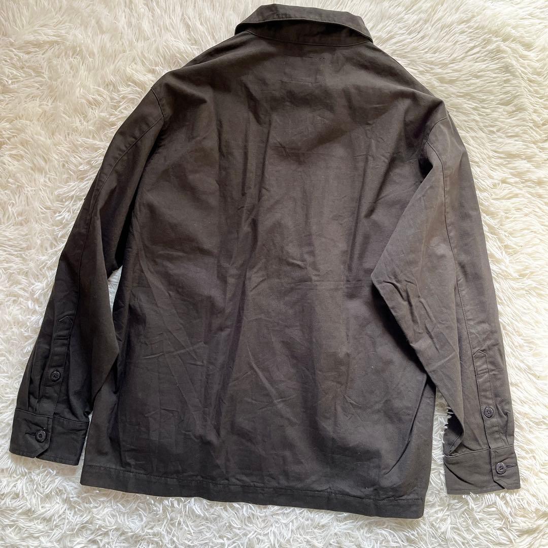 美品 WTAPS ダブルタップス ミリタリーシャツジャケット X03 チャコール