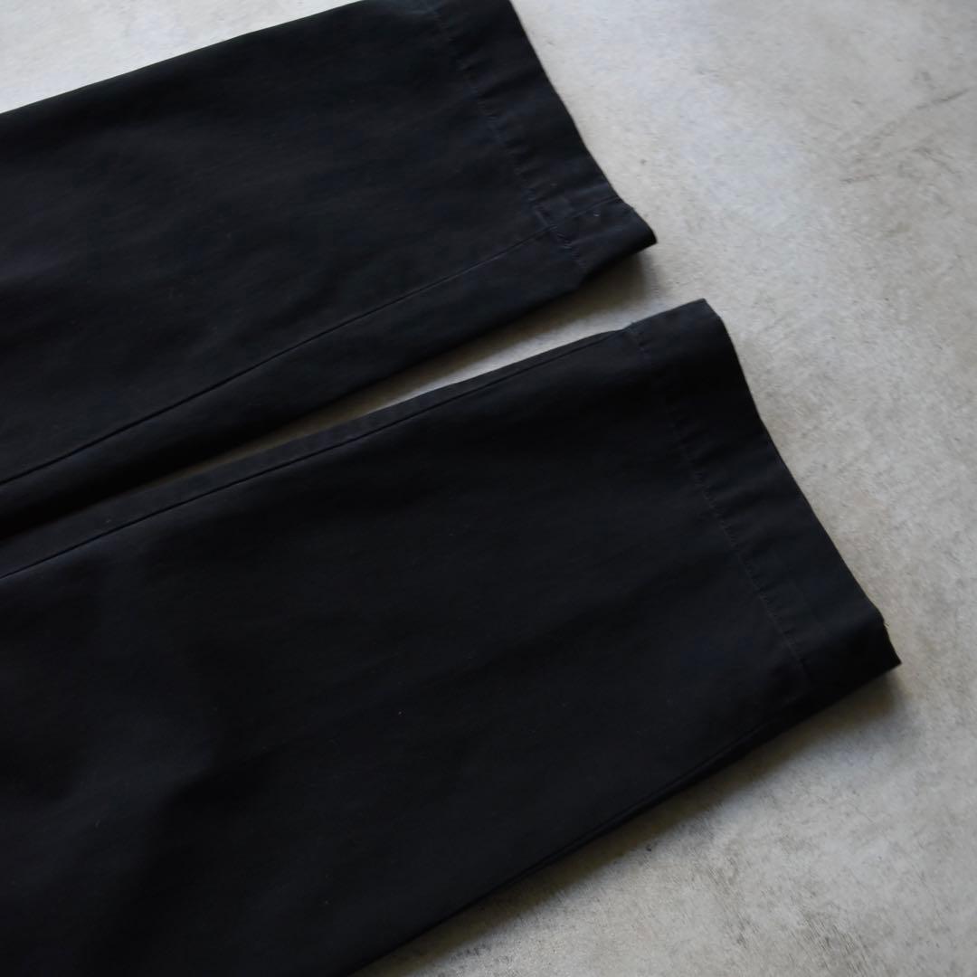 90s ラルフローレン ポロチノ ツータックチノ黒ブラック USA W32L30