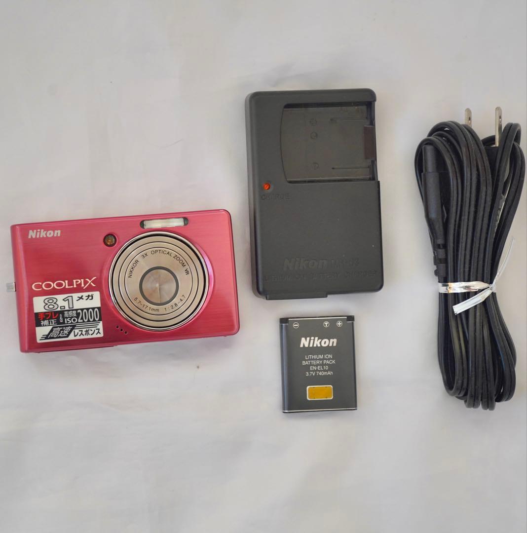 使用僅か 極美品★ニコン クールピクス COOLPIX S510 デジカメ