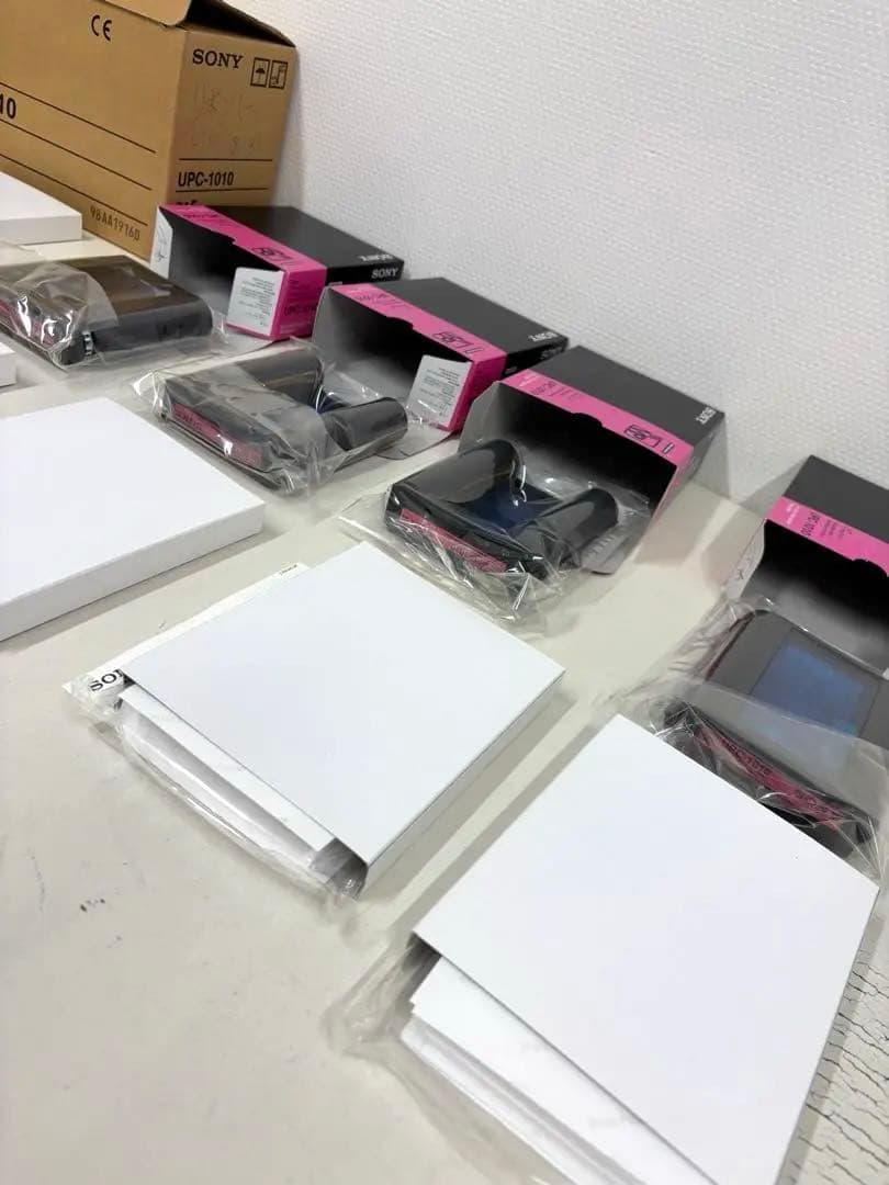 SONY カラープリントパックUPC-1010×4箱+プリンタ紙