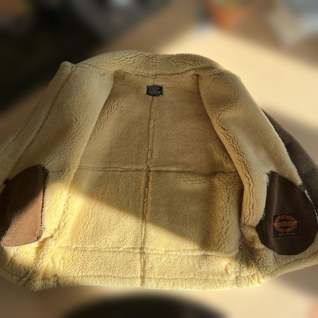 US sheepskin Ｂ-３ムートンジャケット