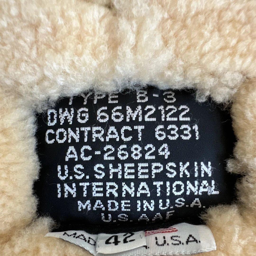 US sheepskin Ｂ-３ムートンジャケット