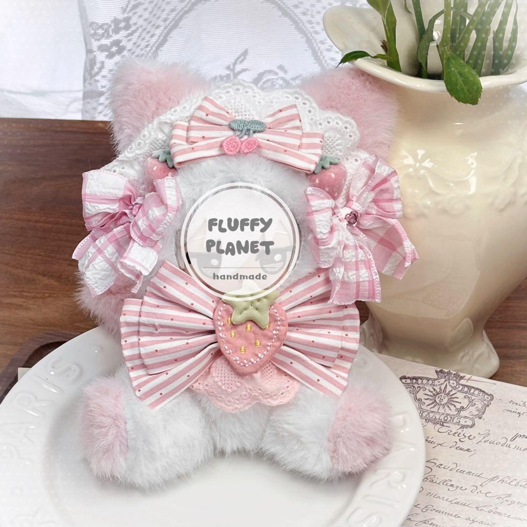 ★ おもち ★ 10cmおすわり プリンクマ #61 & いちご飴 #55