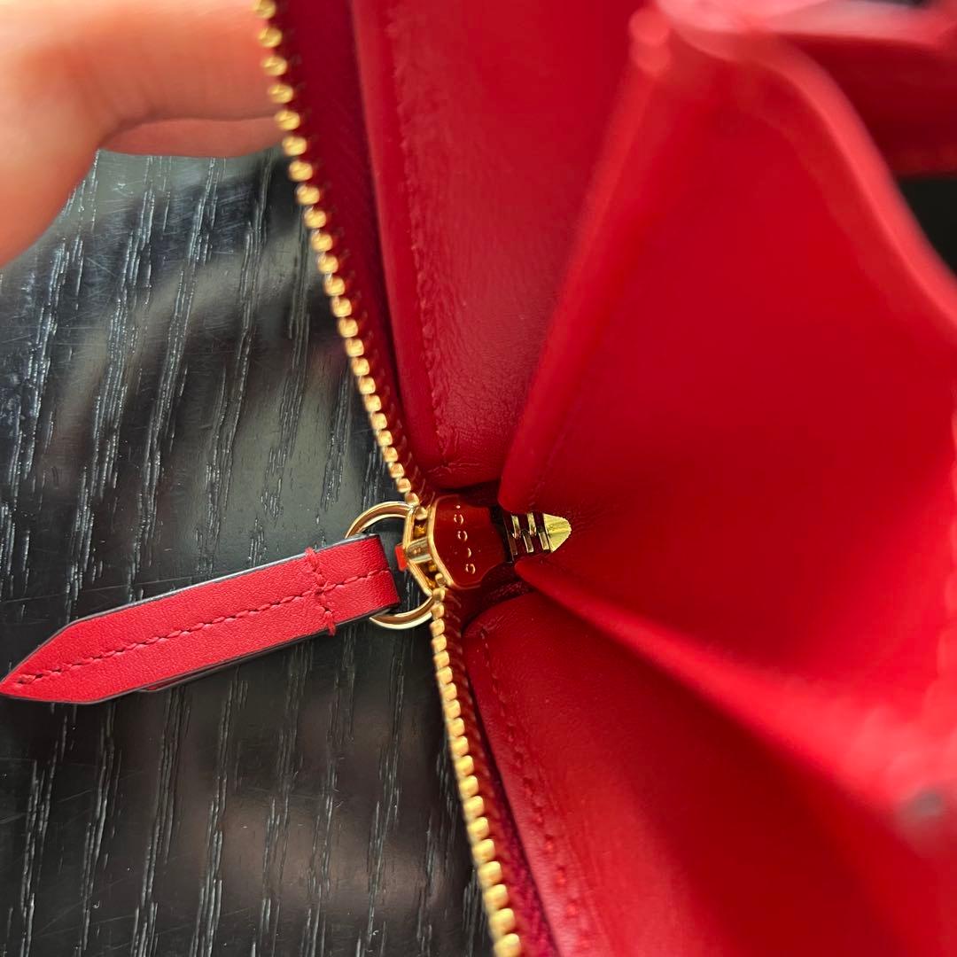 ベ*た様 新品正規品　グッチ GG 長財布 ファスナー 新品 レディース ベージ