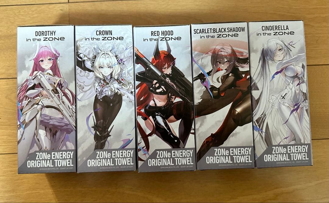 勝利の女神NIKKE ZONe コラボタオル　5種未開封