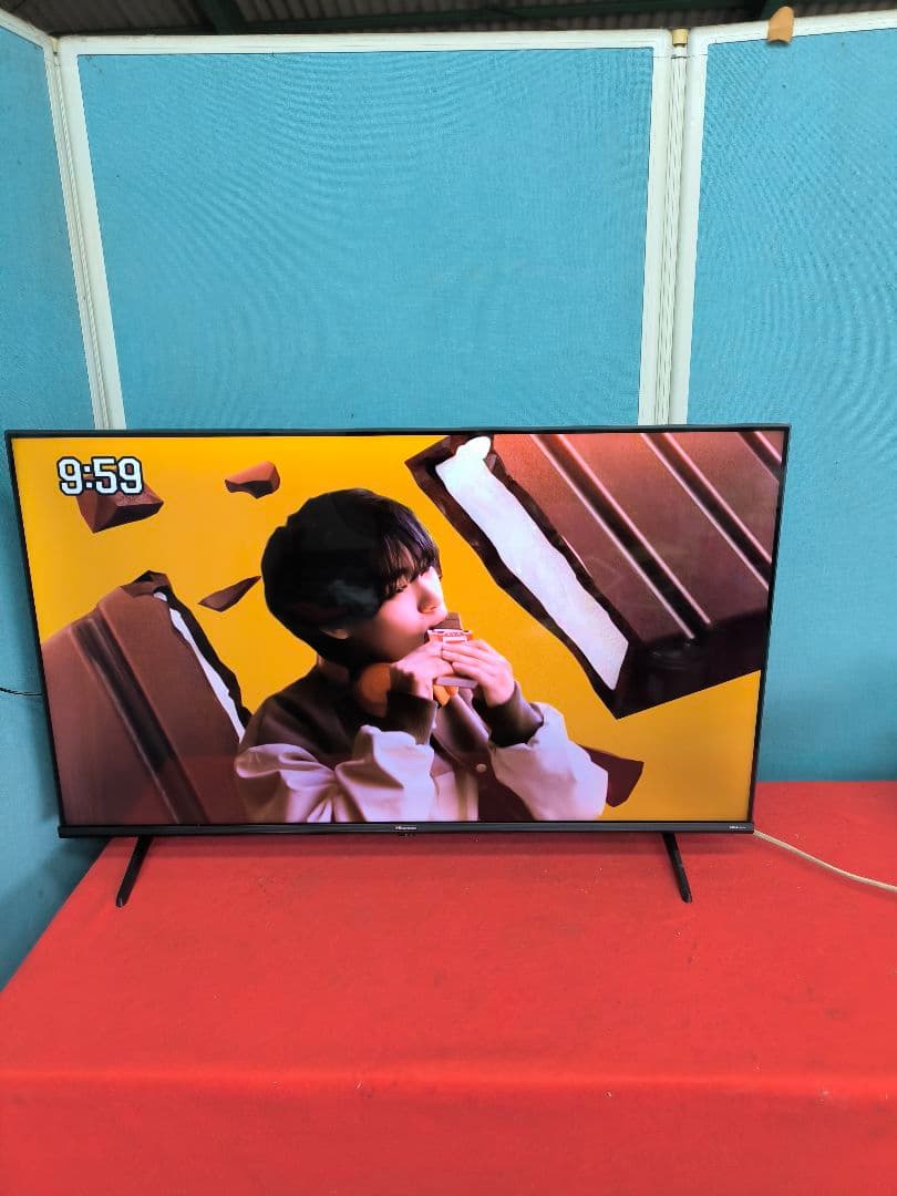 2024年製　ハイセンス 43V型 4K内蔵液晶 テレビ　ネット動画43E6K