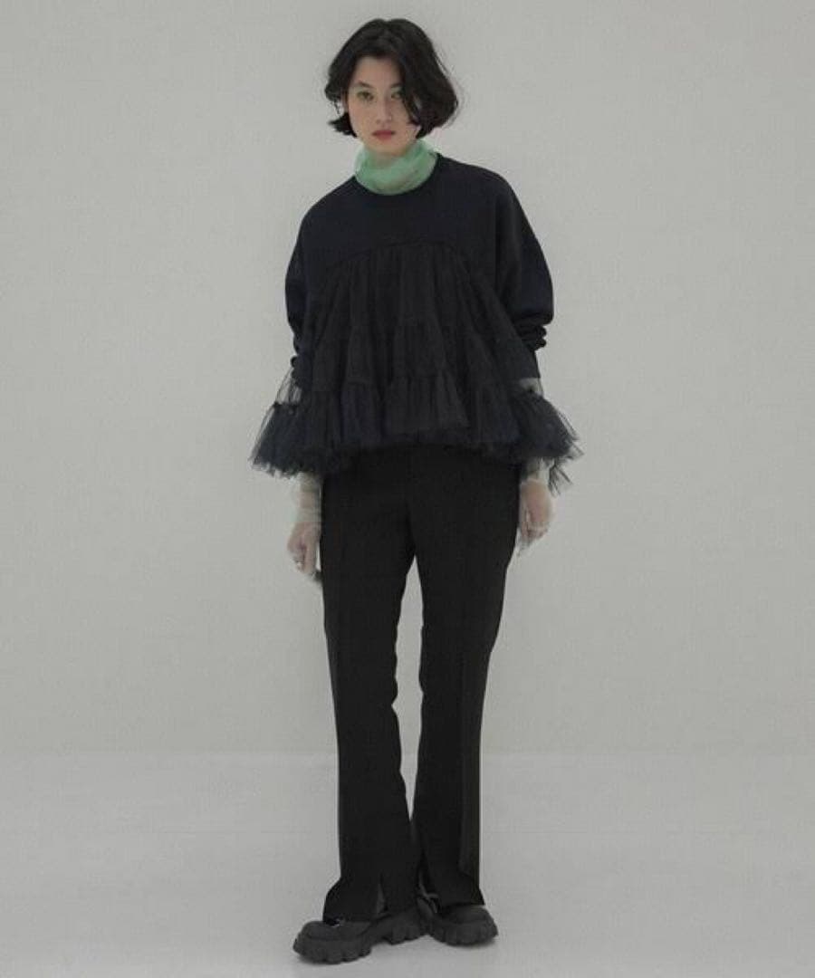 VIVIANO/ヴィヴィアーノ STUDIOUS別注 チュール スウェット