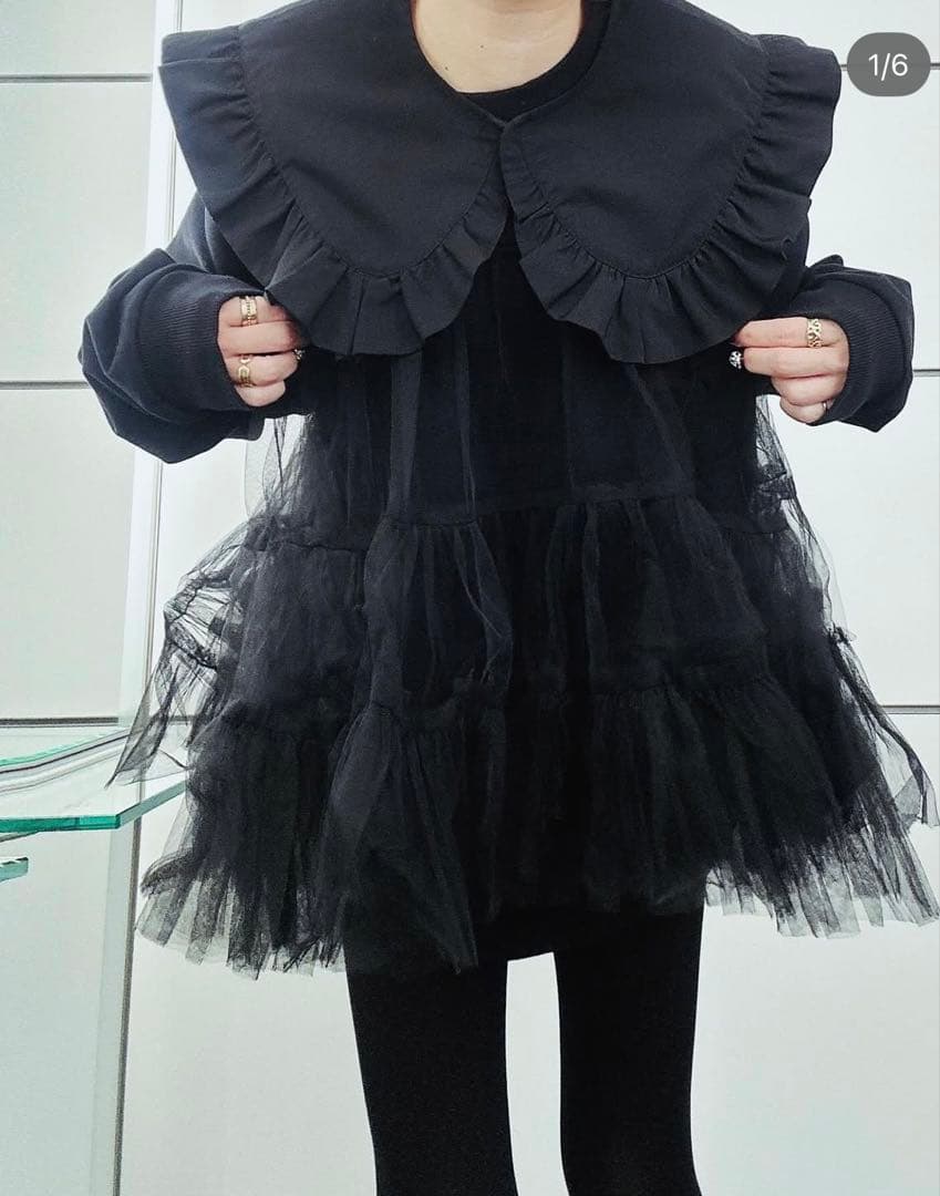 VIVIANO/ヴィヴィアーノ STUDIOUS別注 チュール スウェット