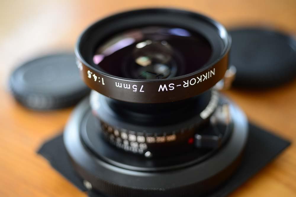 ス*c様 美品 Nikkor SW 75mm/f4.5 大判用レンズ ヘリコイド