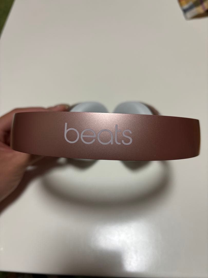 Beats ワイヤレスヘッドホン ホワイト/ローズゴールド