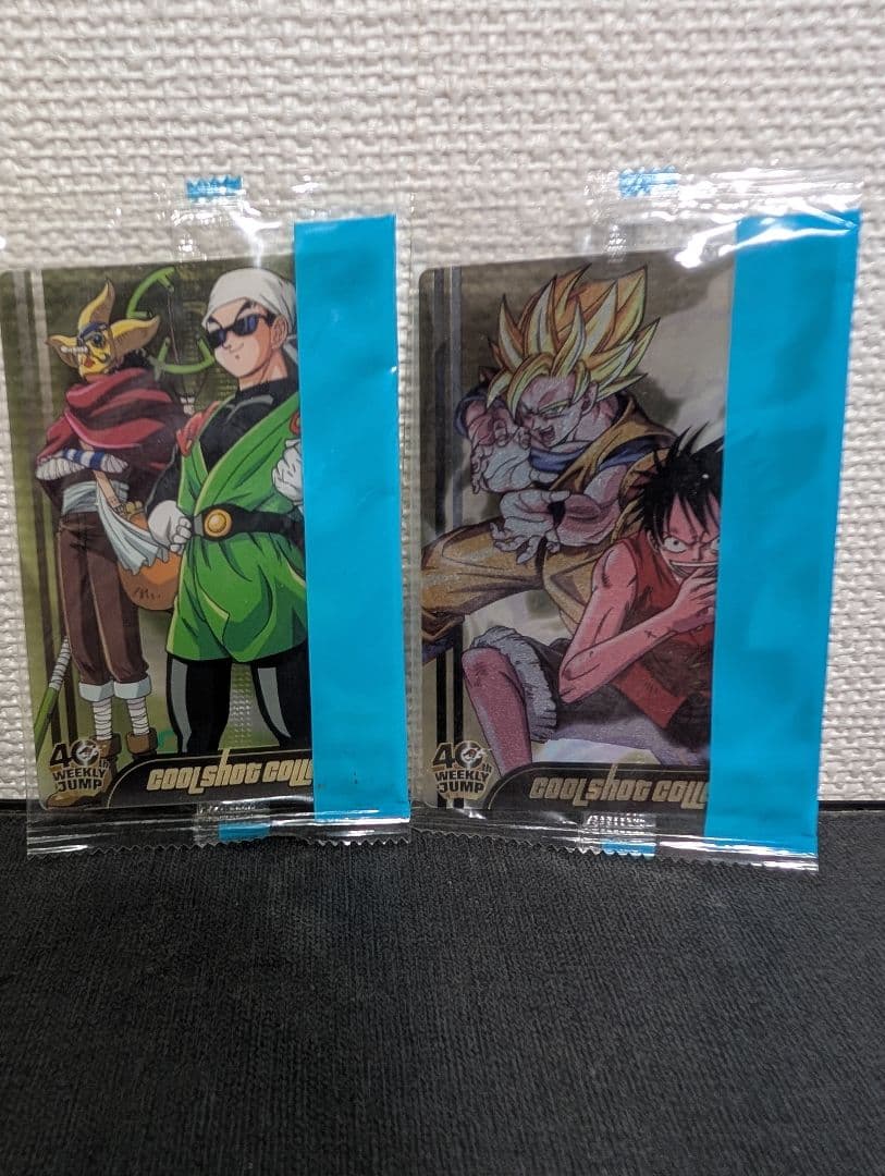 未開封ジャンプ40周年　ドラゴンボール✖️ワンピース　ウエハースカード