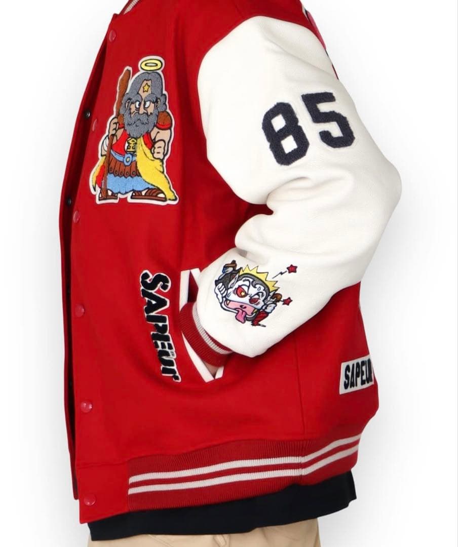 SAPEur ビックリマン バーシティジャケット