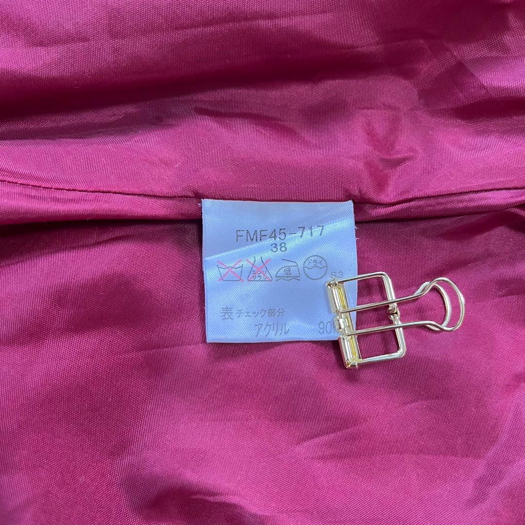 BURBERRY バーバリーブルーレーベル ノースリーブワンピース赤 38