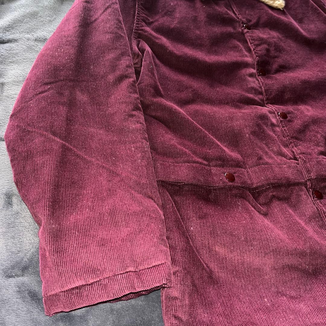 最終値下げ。GEM SPORTS WEAR コーデュロイ×ボアランチジャケット