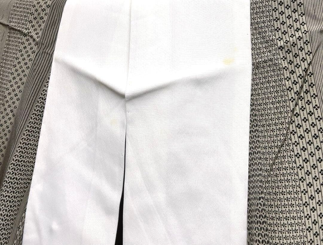 長襦袢　縦縞模様　子持ち縦縞　レディース 七宝　小花　着物　103b p