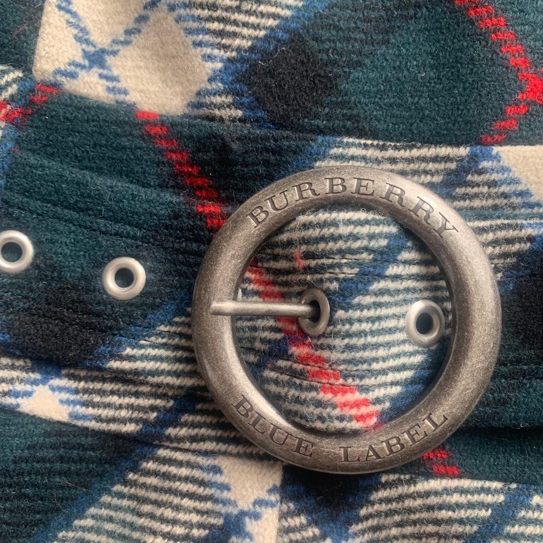 バーバリーブルーレーベル ノバチェックワンピース 西野カナ着用色違い　グリーン