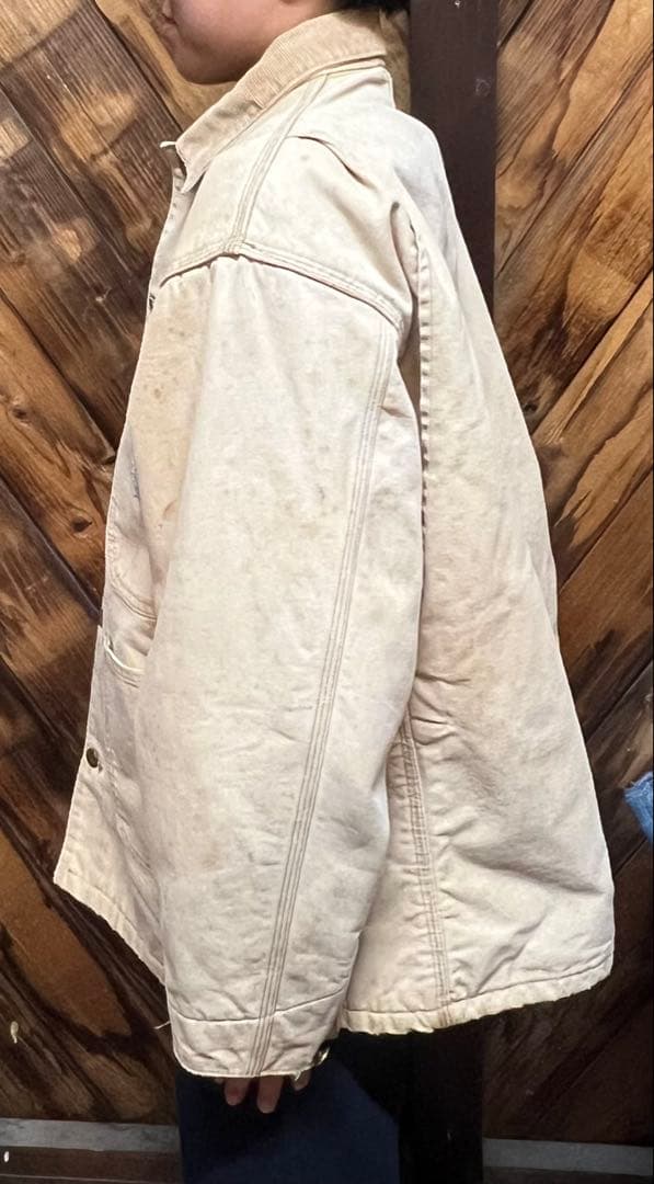 Carhartt カバーオール ベージュ　雰囲気系