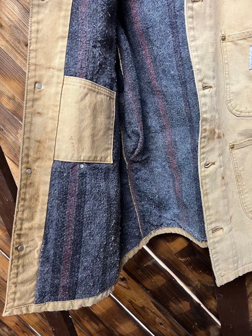 Carhartt カバーオール ベージュ　雰囲気系