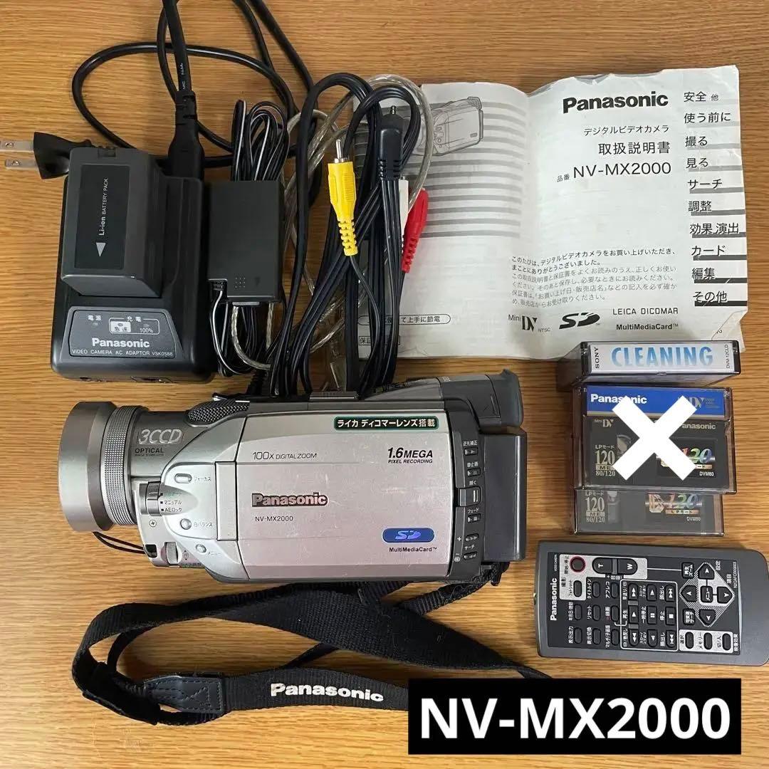 Panasonic ビデオカメラNV-MX2000 minidv 用　ライカ