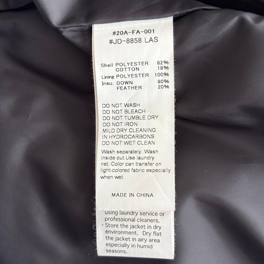 02459-7 DANTON ダントン　ダウンベスト　メンズ　フード　L