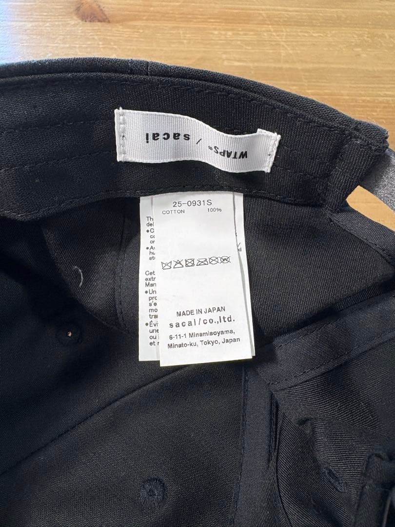 は*る様 WTAPS x sacai 25SS Cotton Back Sati
