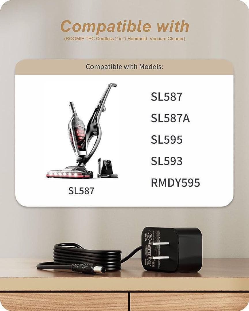 新品　ROOMIE TEC コードレス掃除機 充電器 交換充電