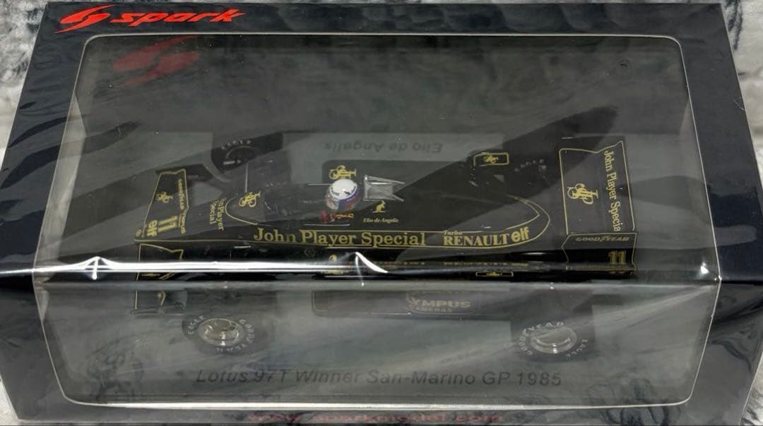 スパーク1/43 ロータス 97T E.d.アンジェリス 1985サンマリノ優勝