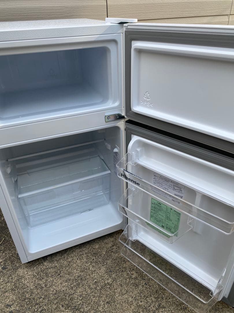 ハイセンス 【右開き】87L 2ドアノンフロン冷蔵庫　24年 極美品