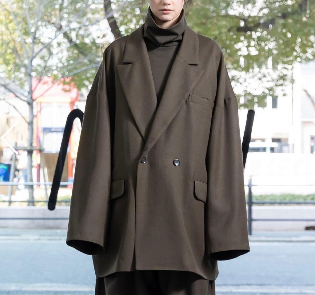 ジャケット・アウター VOAAOV BISHU WOOL Double Big Jacket