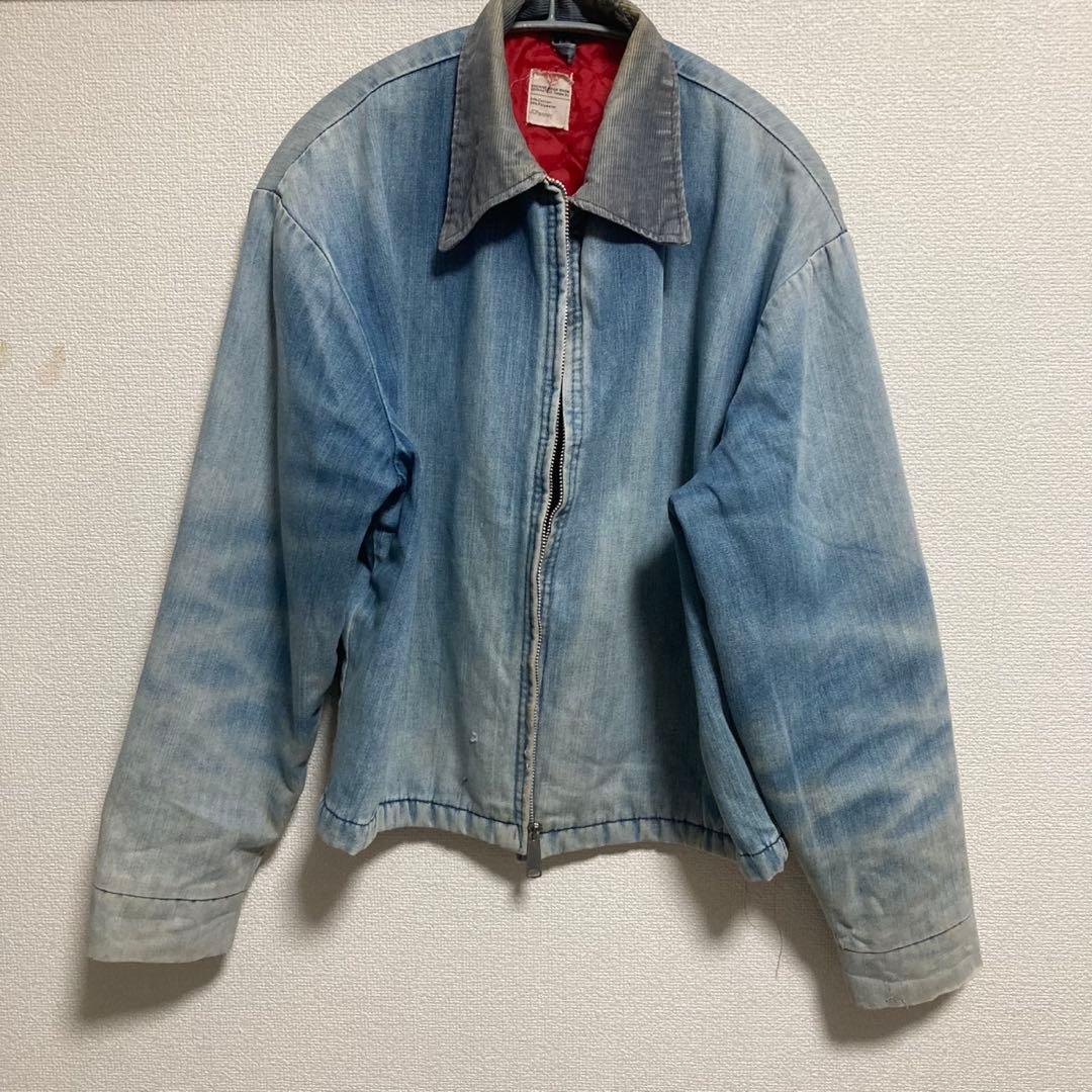 60s jc penny ジップアップ デニムジャケット ボロ
