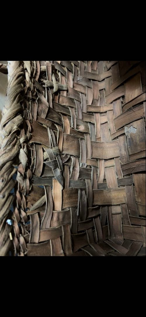 国産 筒井幸彦さんの山葡萄かごバッグ本物保証(くらし舎で購入)