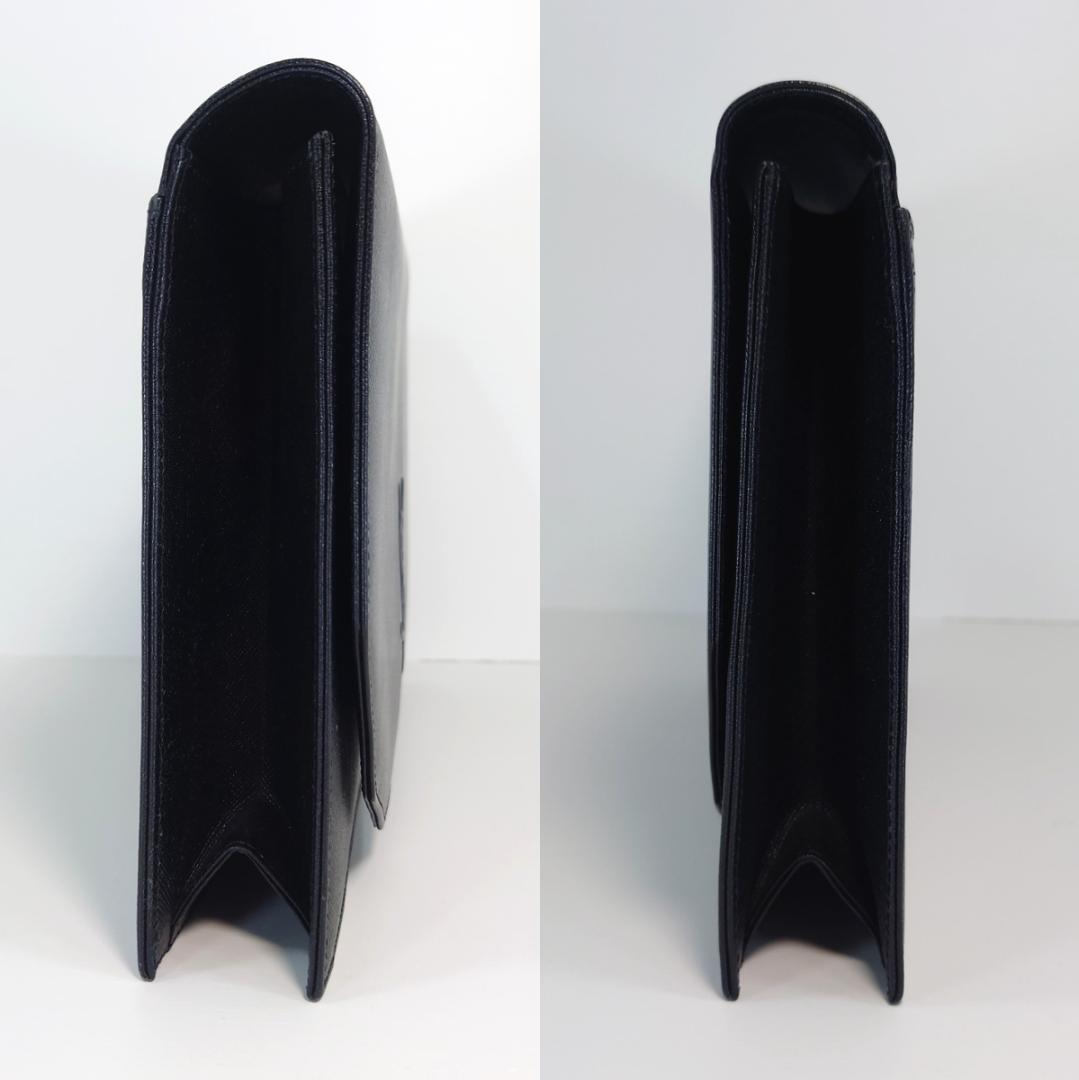 【美品】イヴサンローラン YSL クラッチバッグ カサンドラ　黒