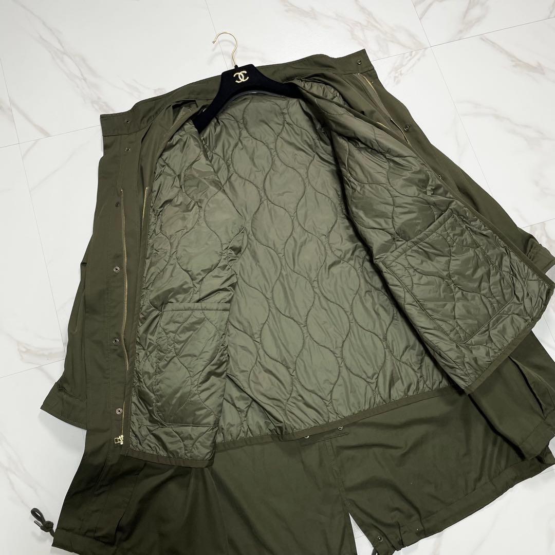 近年✨SHENERY ロング モッズコート ライナー付　3way カーキ