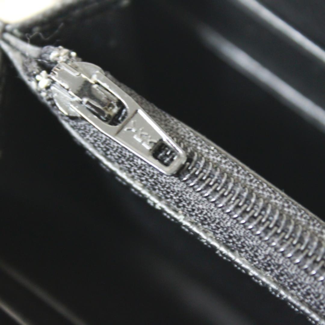 プラダ 長財布 ラウンドジップ 三角ロゴ ナイロン レザー ブラック PRADA