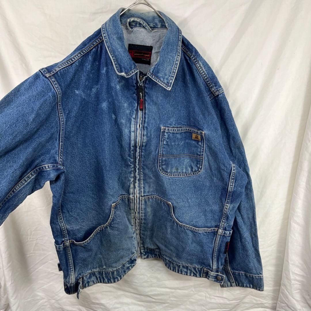 90s wrangler ラングラー ジップアップ デニムジャケット トラッカー