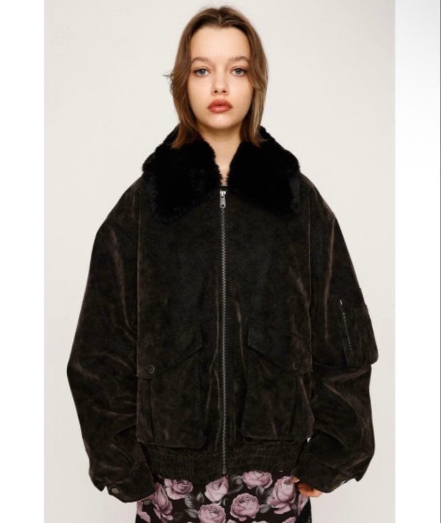 SLY WASHED PUFFER BZ ウォッシュド パッファー ブラック