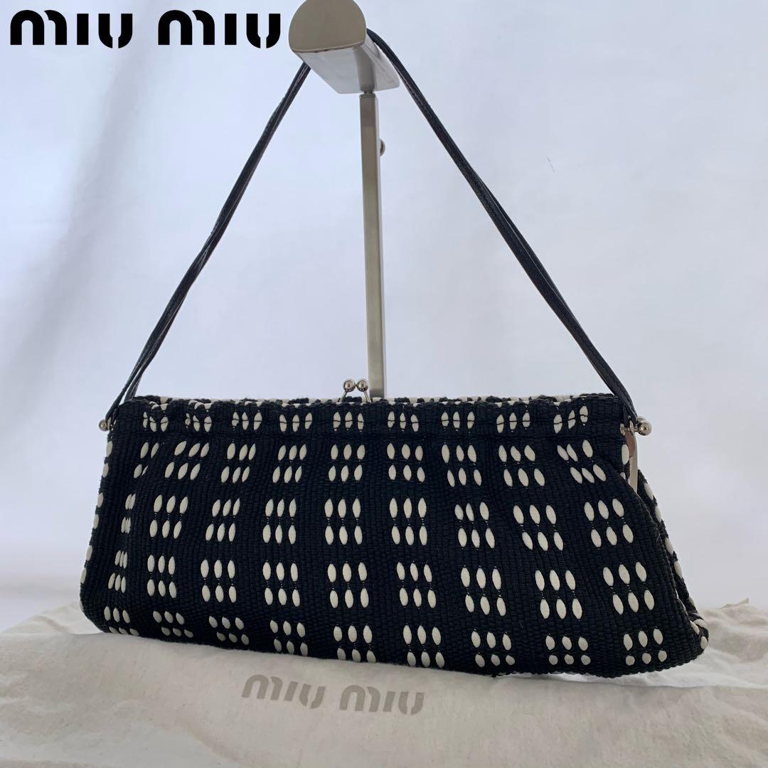miumiu ミュウミュウ アーカイブ がま口 ワンショルダー ミニバック
