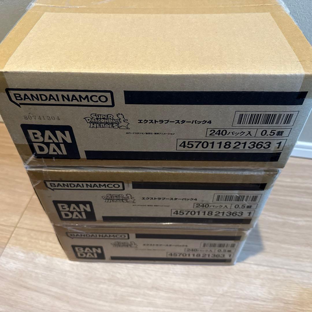 スーパードラゴンボールヒーローズ エクストラブースターパック4 1カートン 新品